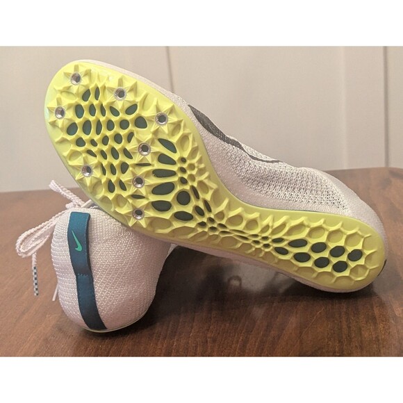 Nike Zoom Superfly Elite 2 Flyknit White Green Spikes FZ9662-100 Men’s Size 7 main image 5